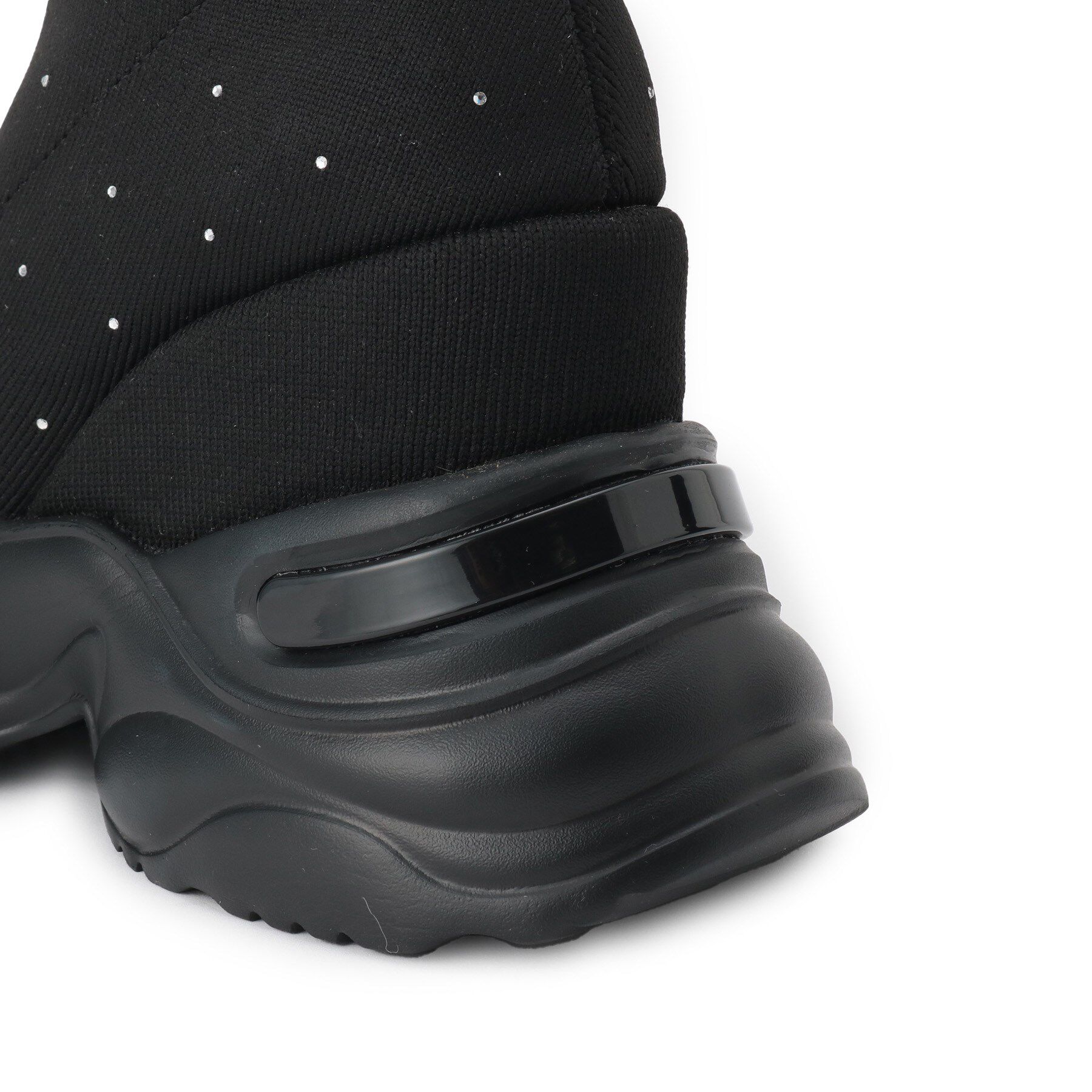 ESPERANZA「【EC先行販売】スニーカーソールラインストーンニットブーツ」|ショートブーツ|