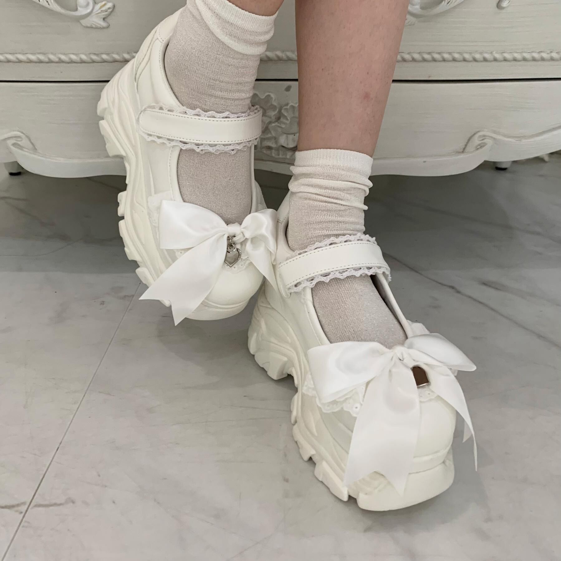 csT&P「夢見るシリーズ厚底2WAYスニーカー」|パンプス|