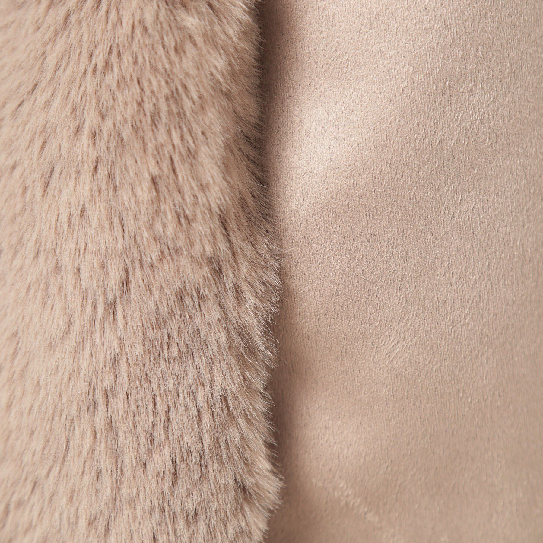 SunaUna「【3色展開】フェイクファーベスト」|ベスト・ジレ|