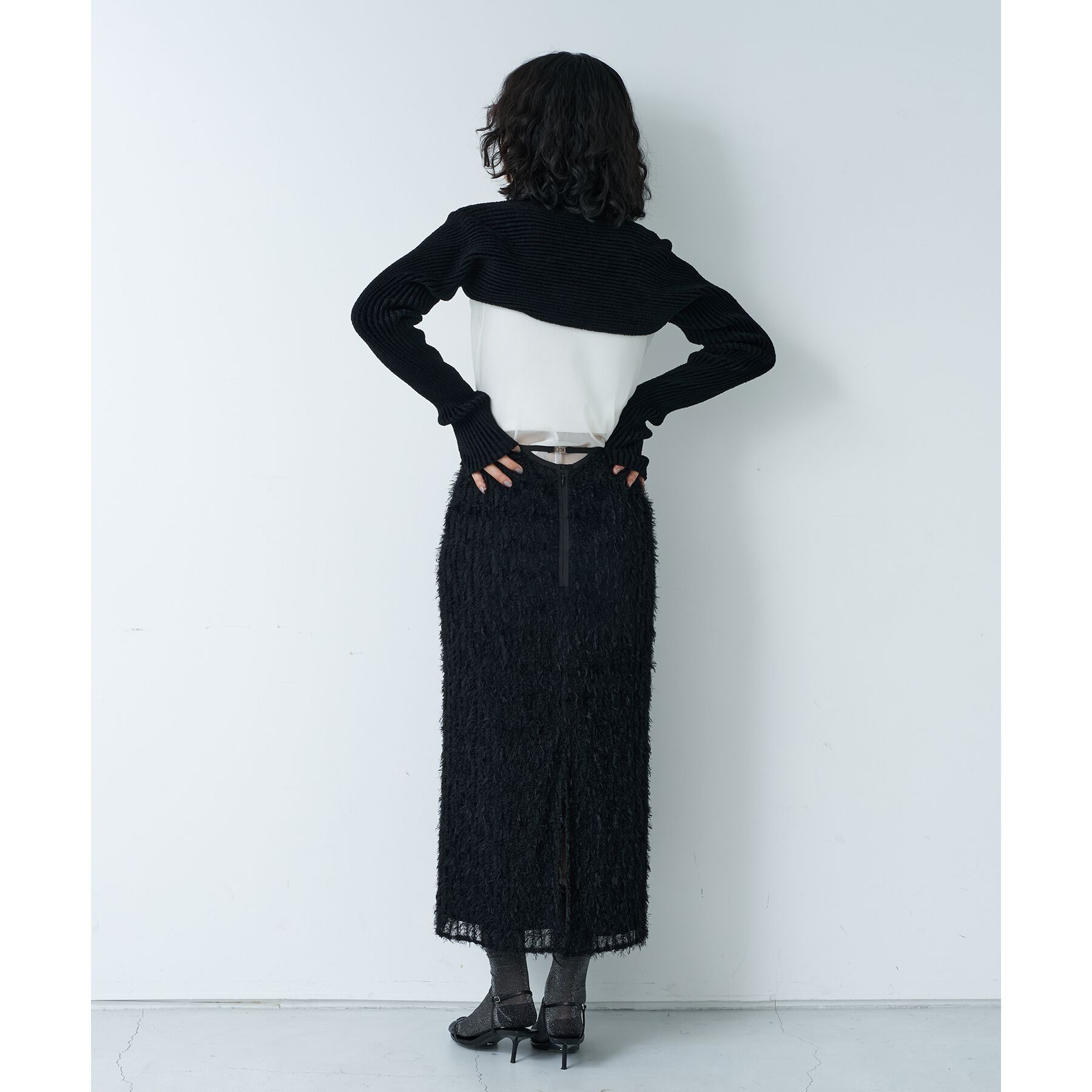 CODE A「rayon nylon armcover」|ニット・セーター|