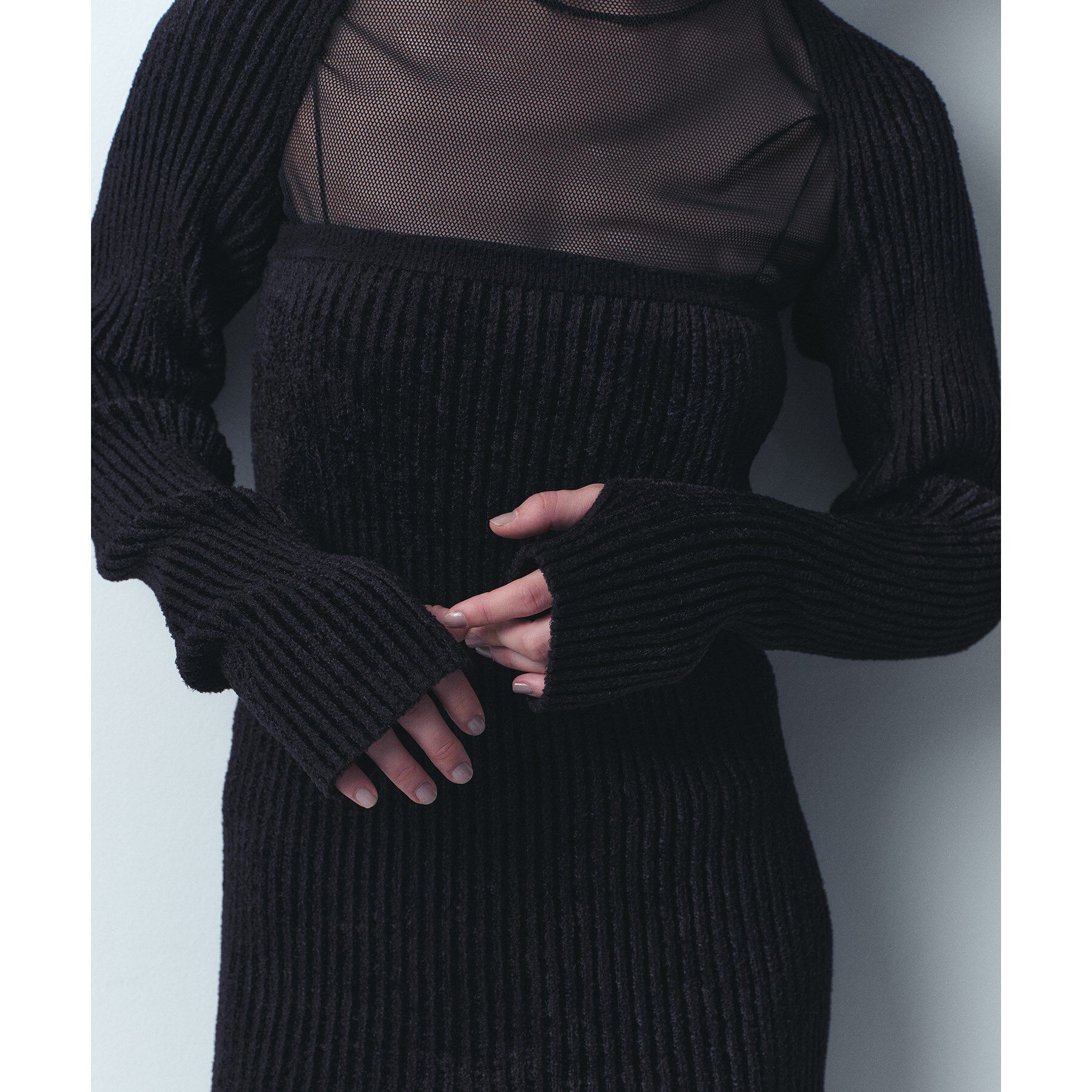 CODE A「rayon nylon armcover」|ニット・セーター|