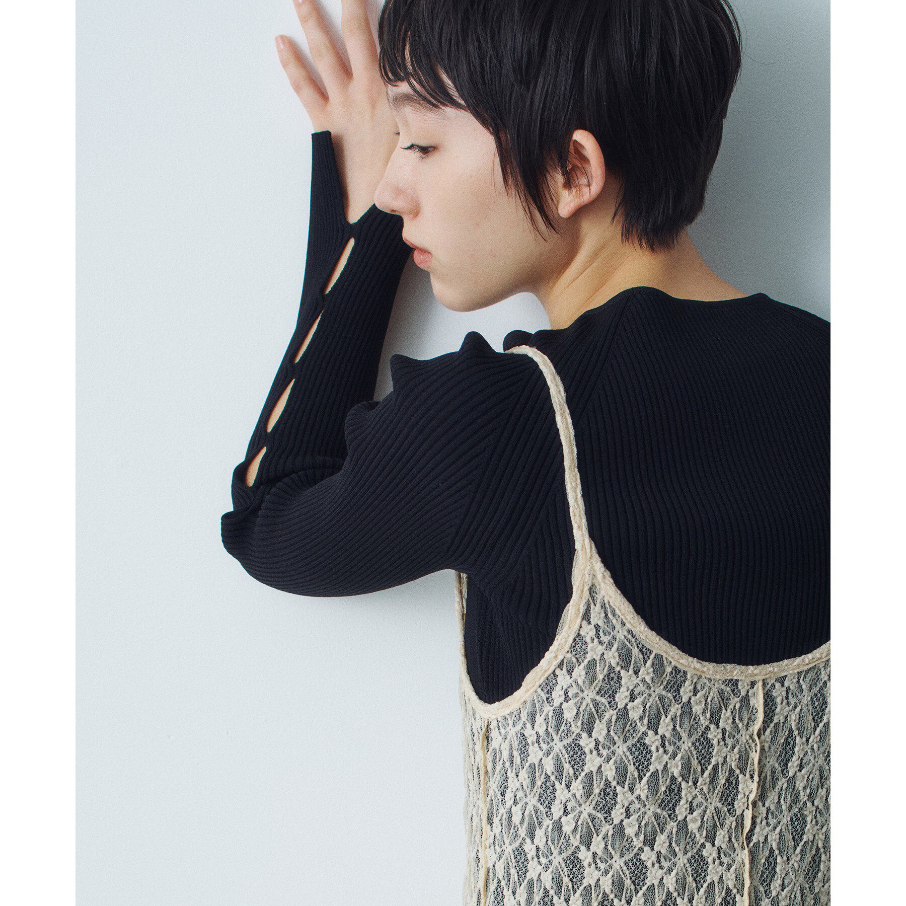 CODE A「hole sleeve knit」|ニット・セーター|
