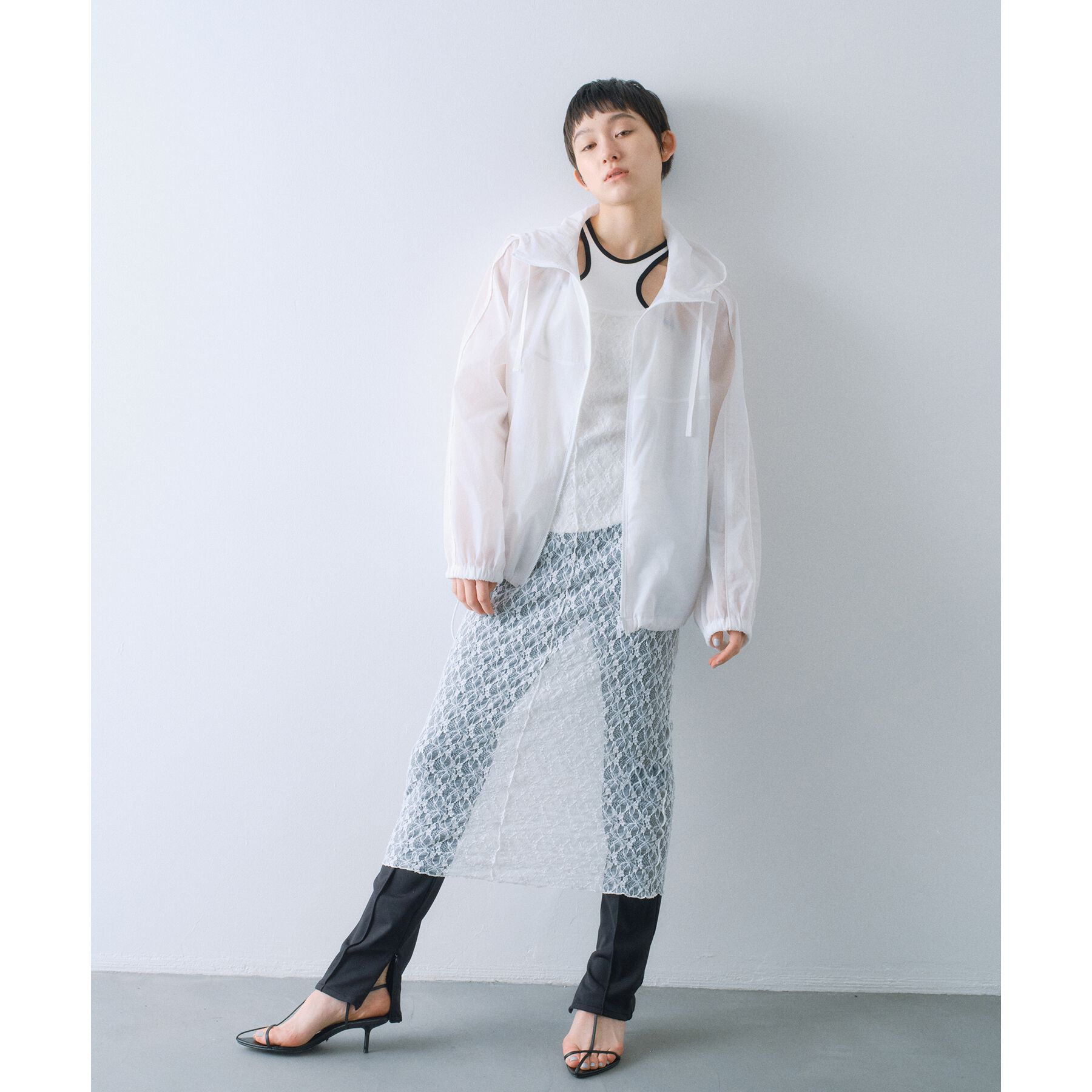 CODE A「design cut tank」|キャミソール|