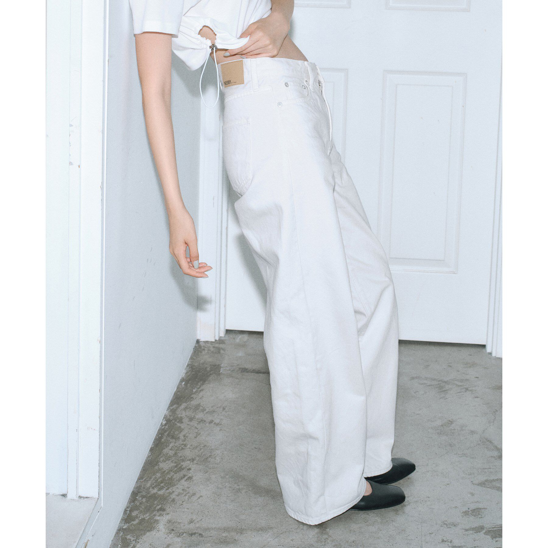 CODE A「NEEDBY heritage ＊ CODE A｜ERI」|デニム|ホワイト(001)