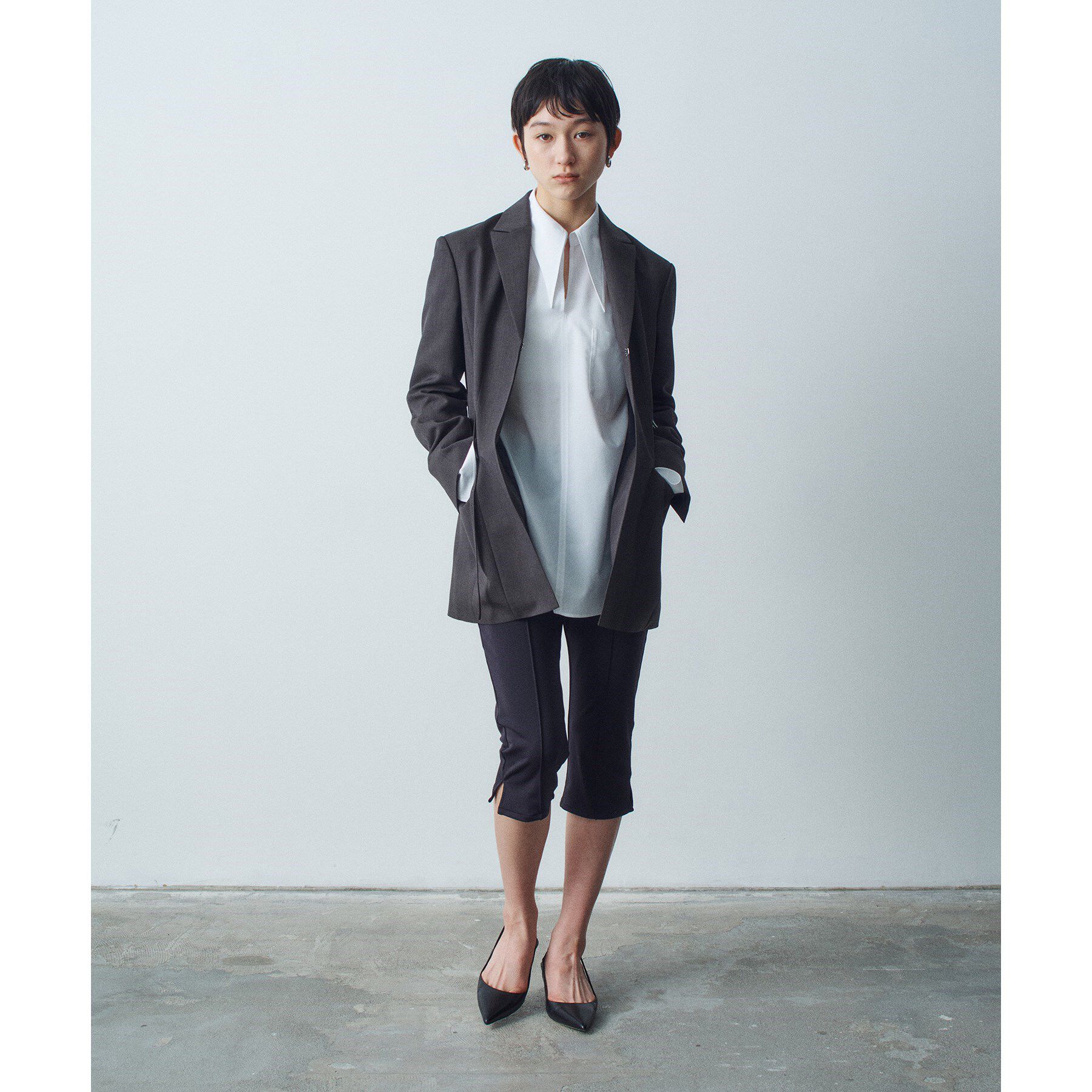 CODE A「belted chic jacket」|テーラードジャケット|