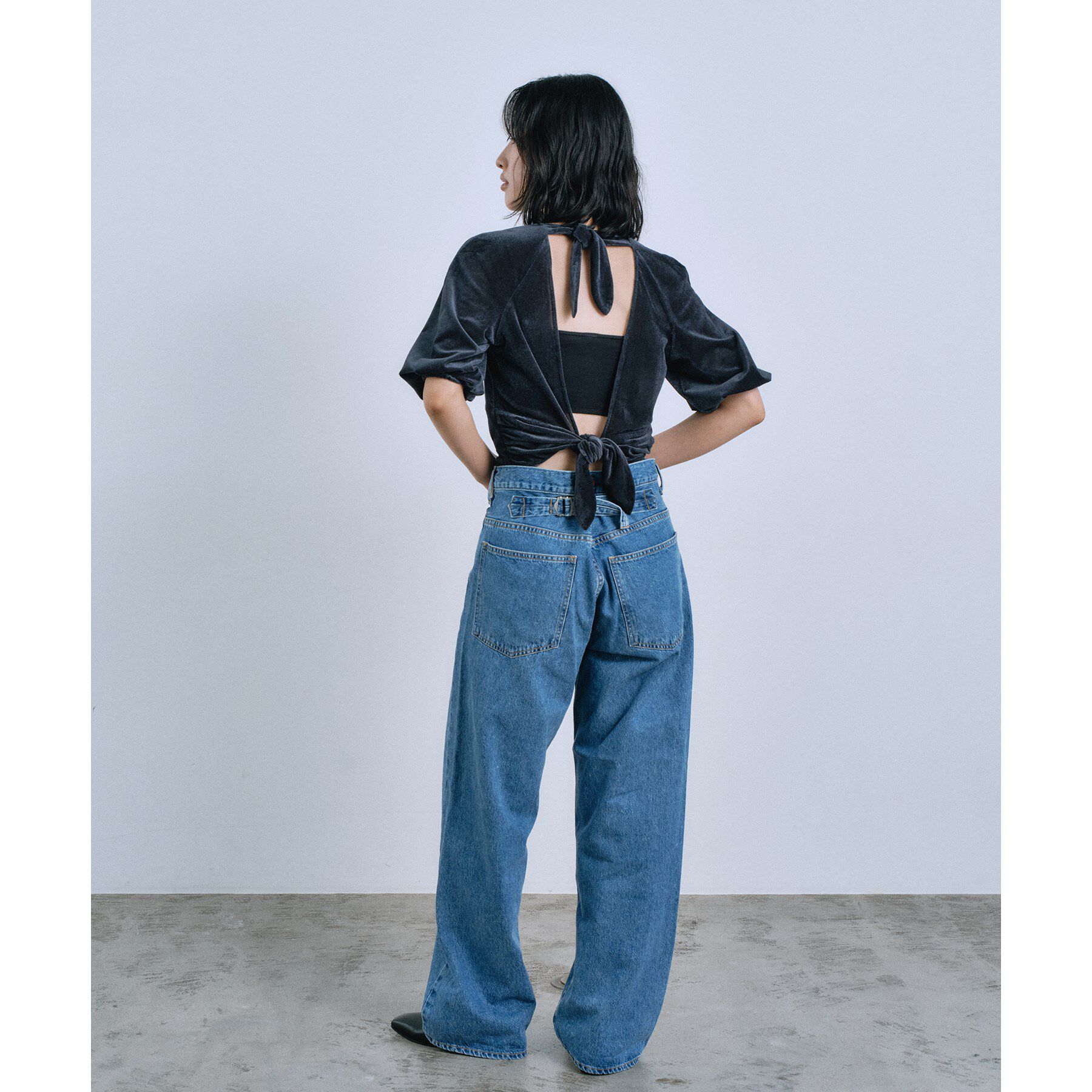 CODE A「velvet ribbon pullover」|シャツ・ブラウス|