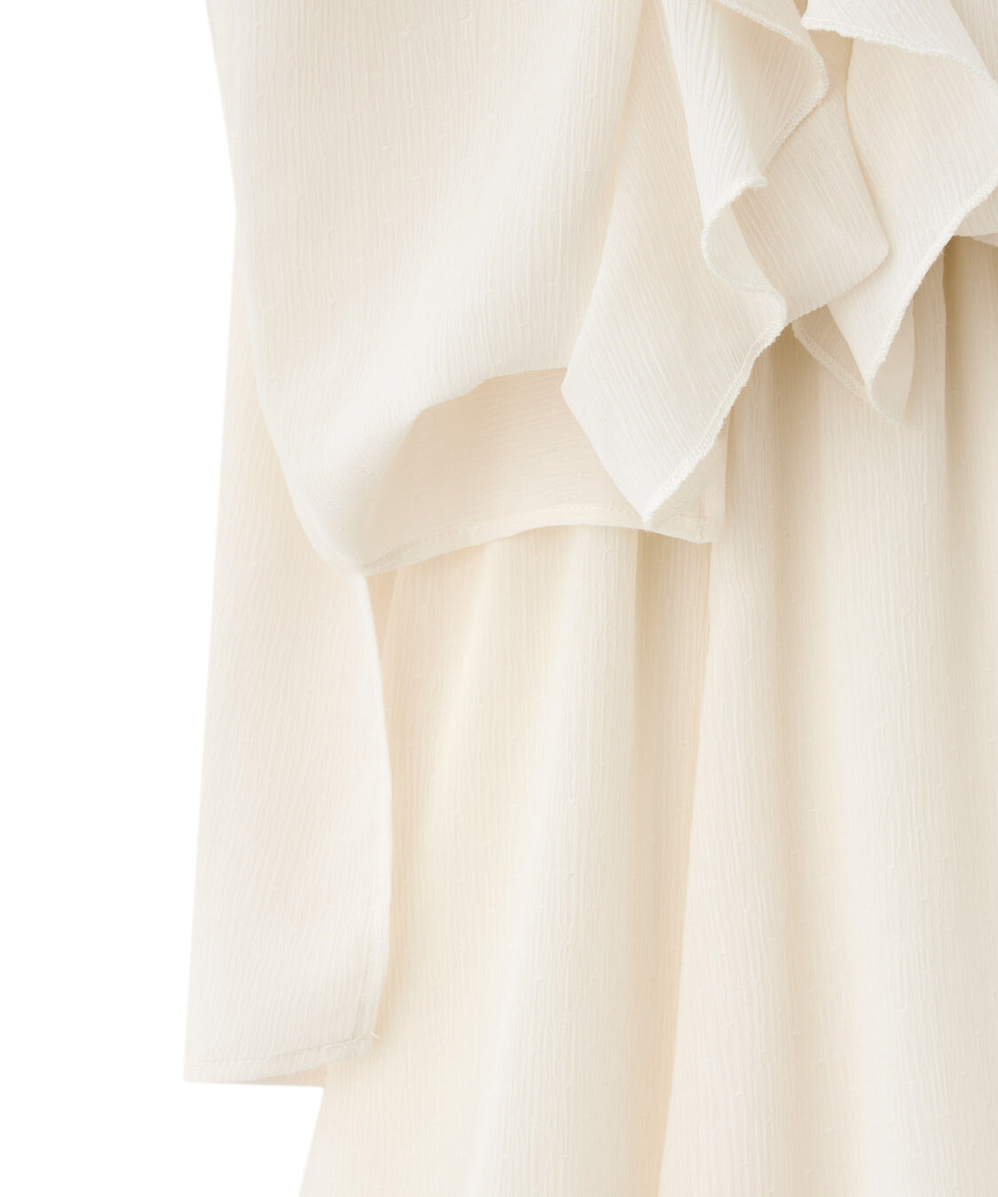 岡崎紗絵さんコラボ】カスケードボウタイフリルミニワンピース（COCO