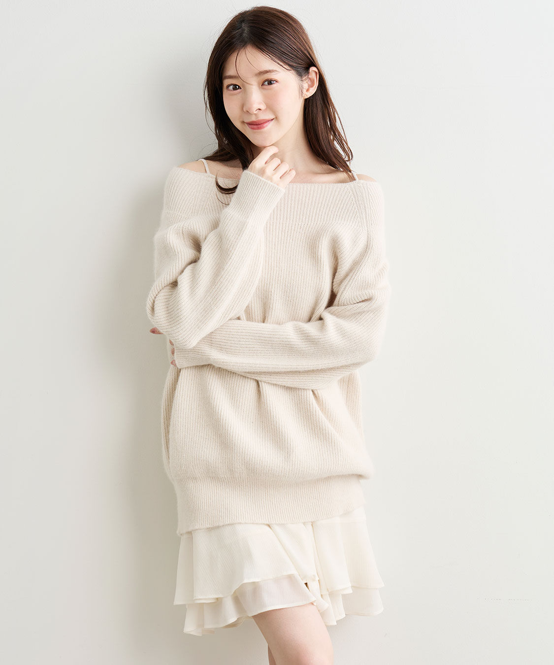 COCO DEAL「ラクーン混ニットミニワンピース」|ワンピース|