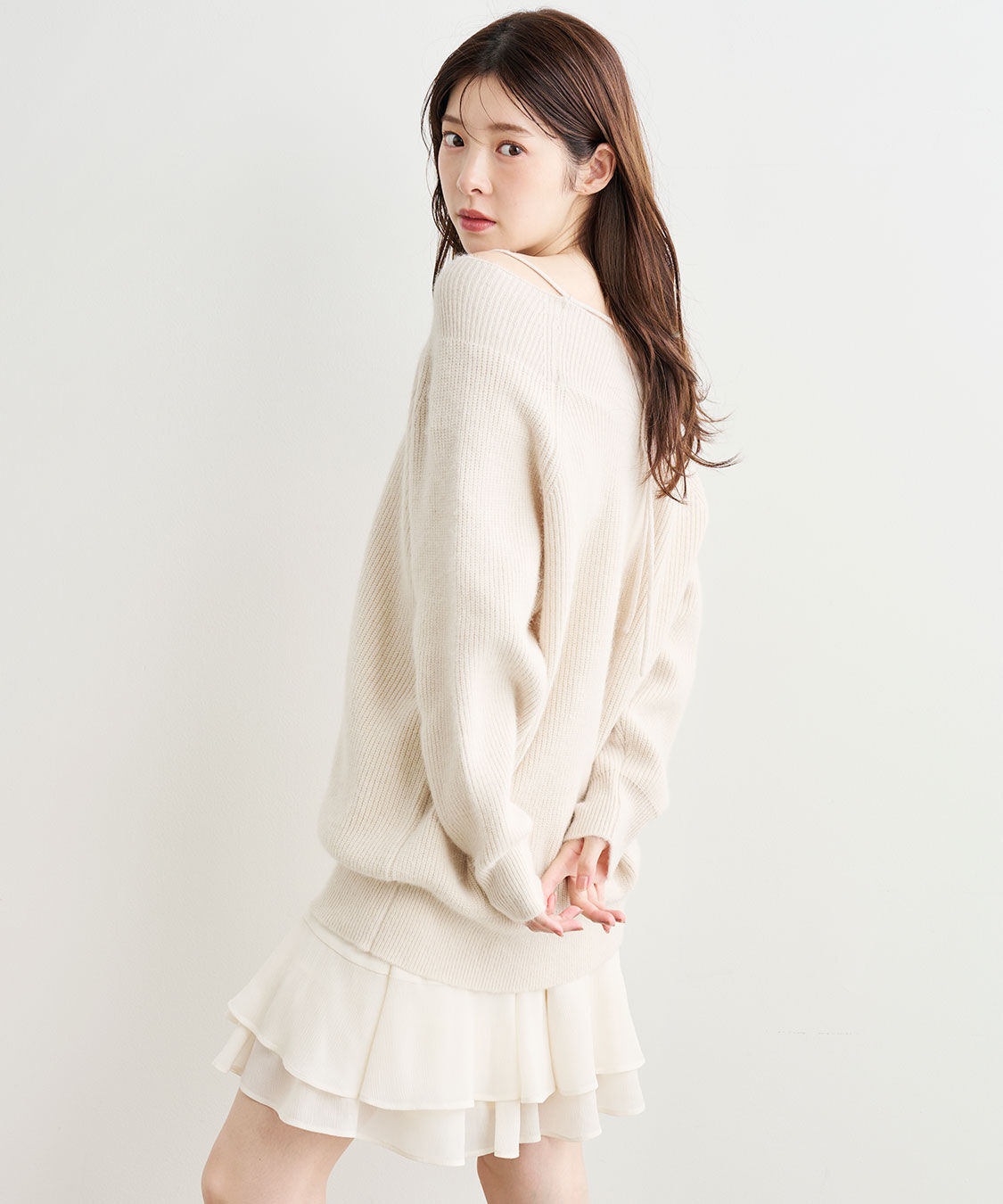 COCO DEAL「ラクーン混ニットミニワンピース」|ワンピース|