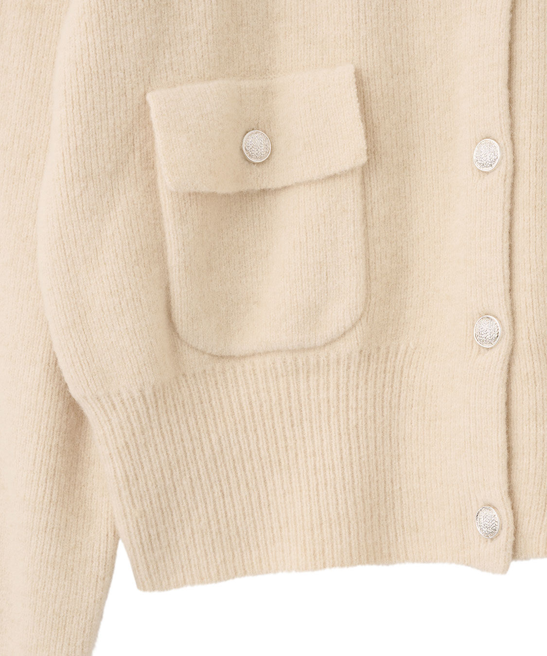 COCO DEAL「ブークレ―ポケットカーディガン」|カーディガン|