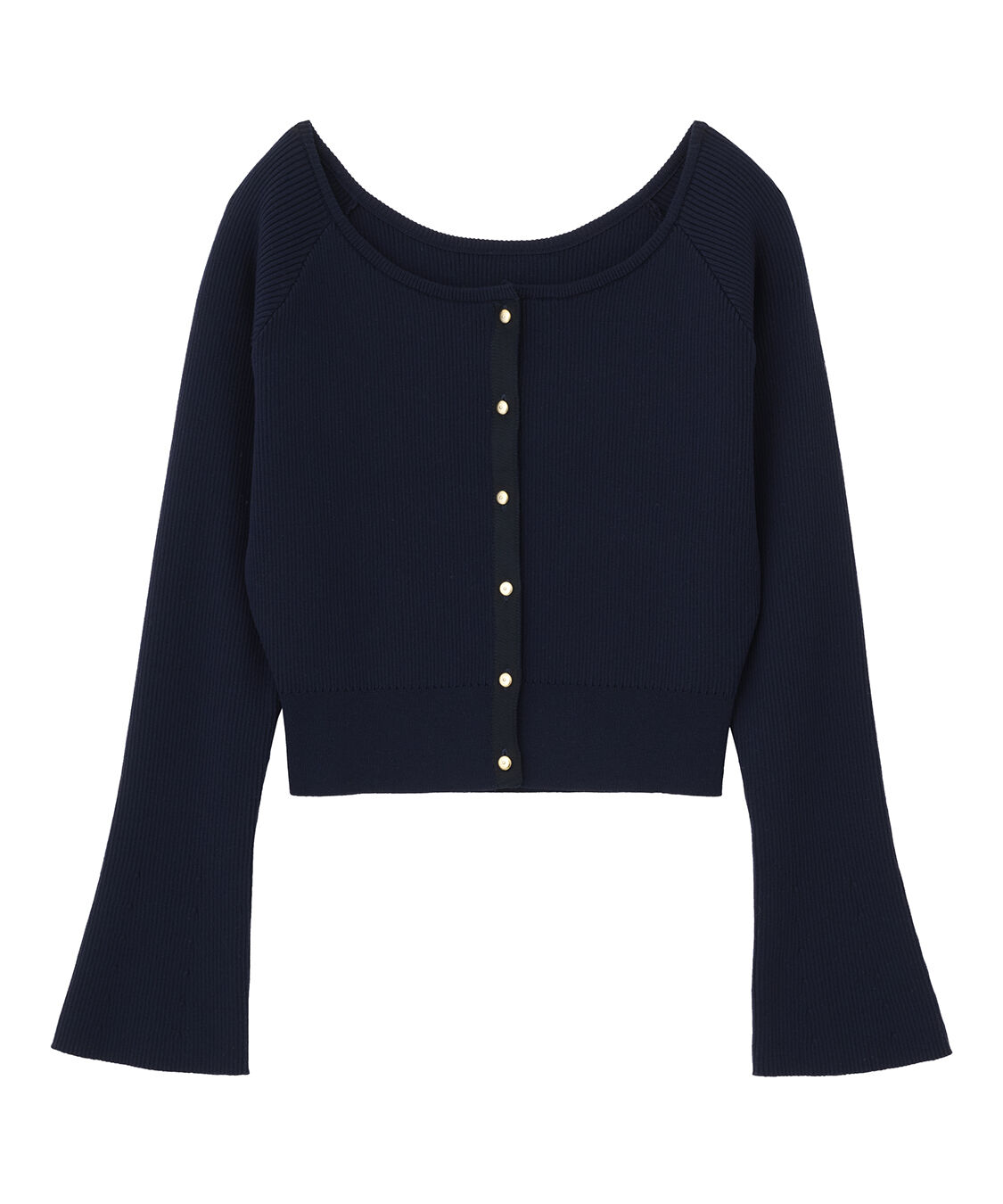 COCO DEAL「Vネックリブニットカーディガン」|ニット・セーター|