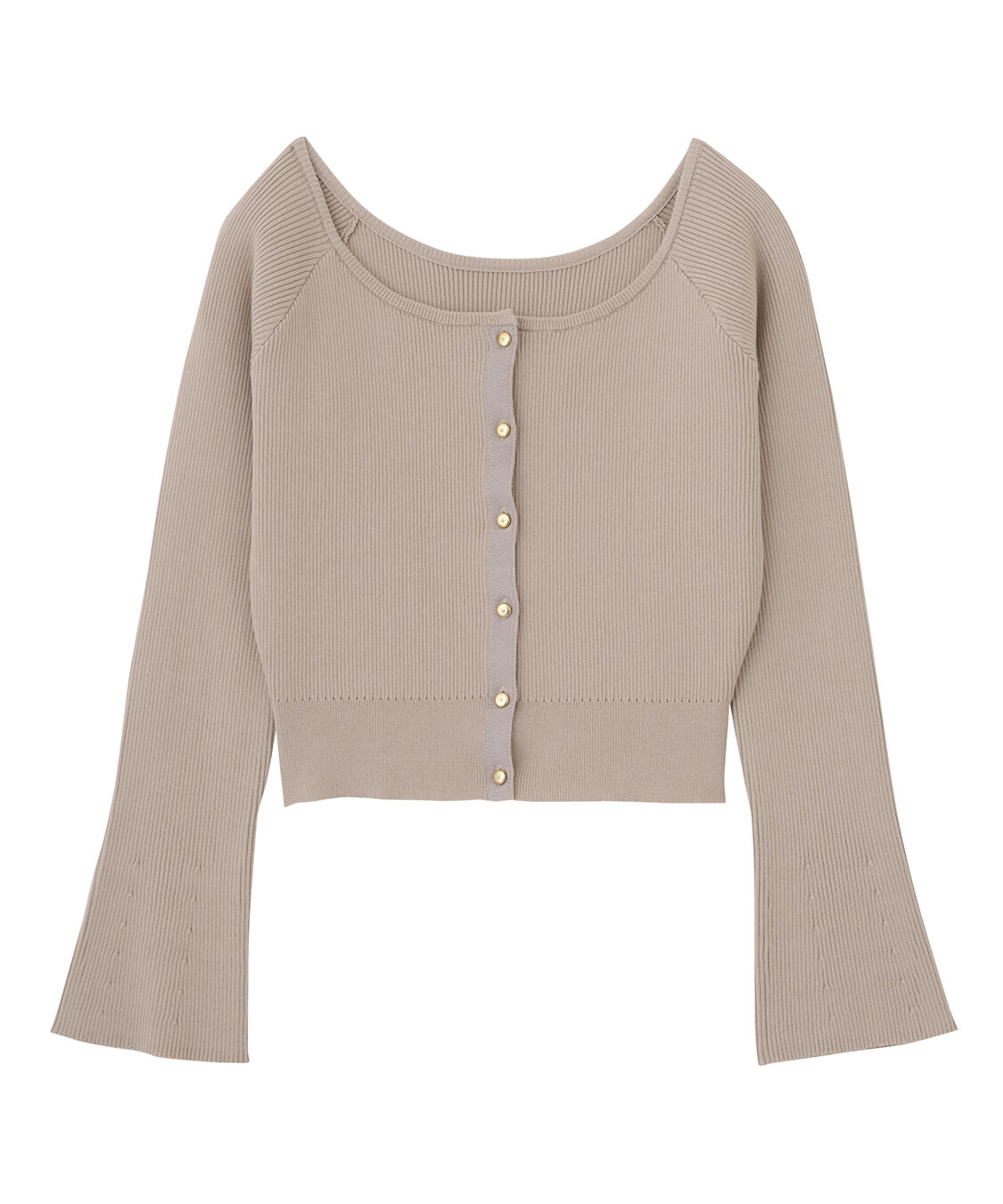 COCO DEAL「Vネックリブニットカーディガン」|ニット・セーター|