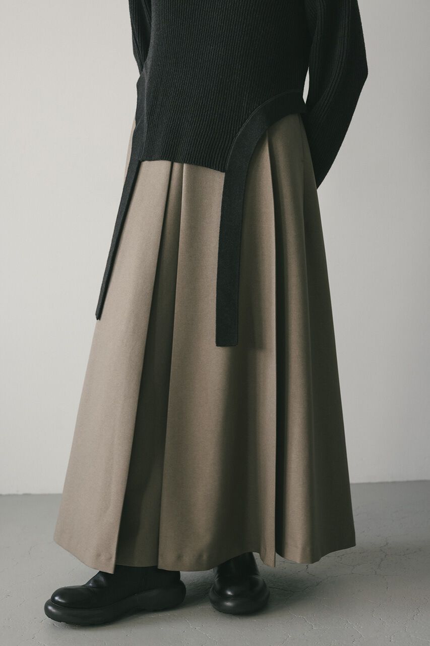 STYLEMIXER「ボックスプリーツスカート」|スカート|L/BRN1