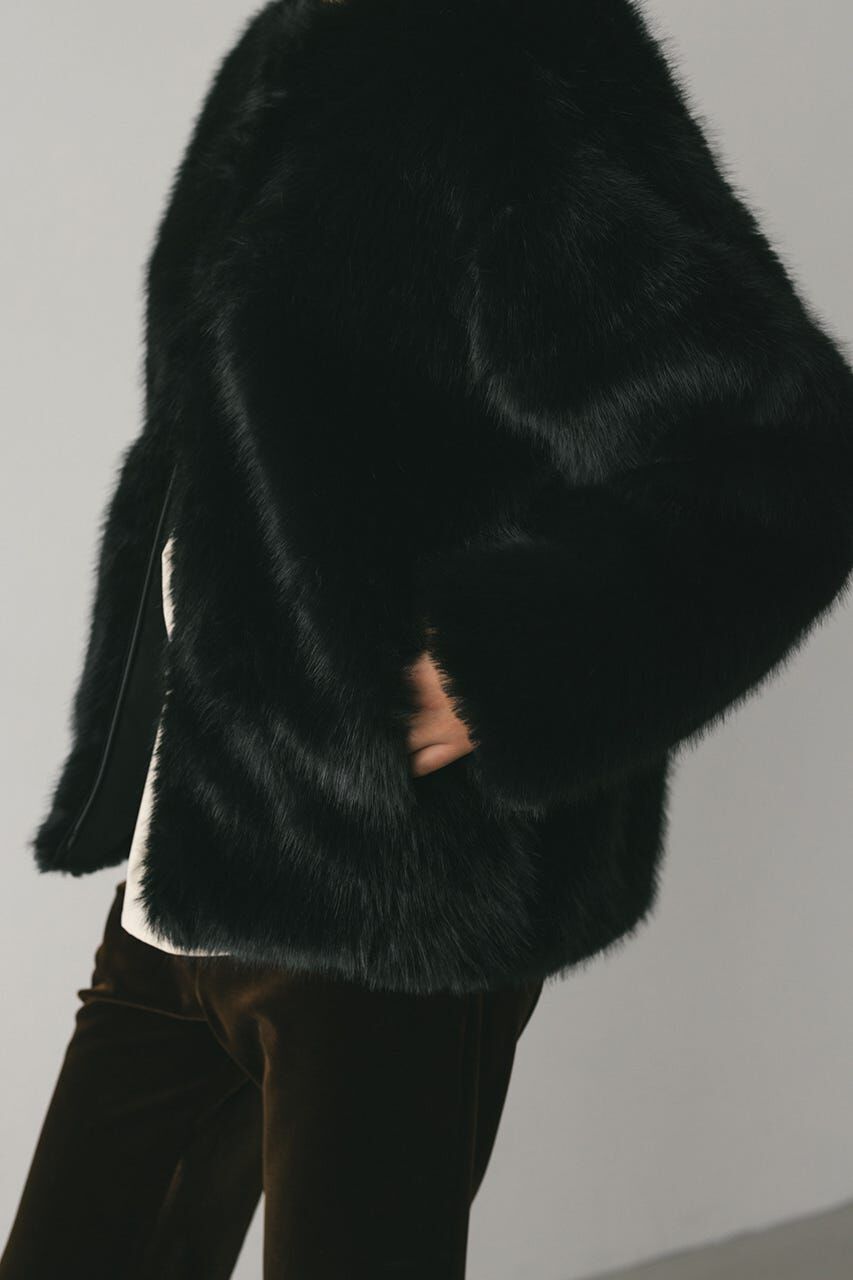 STYLEMIXER「ノーカラーファージャケット」|その他|