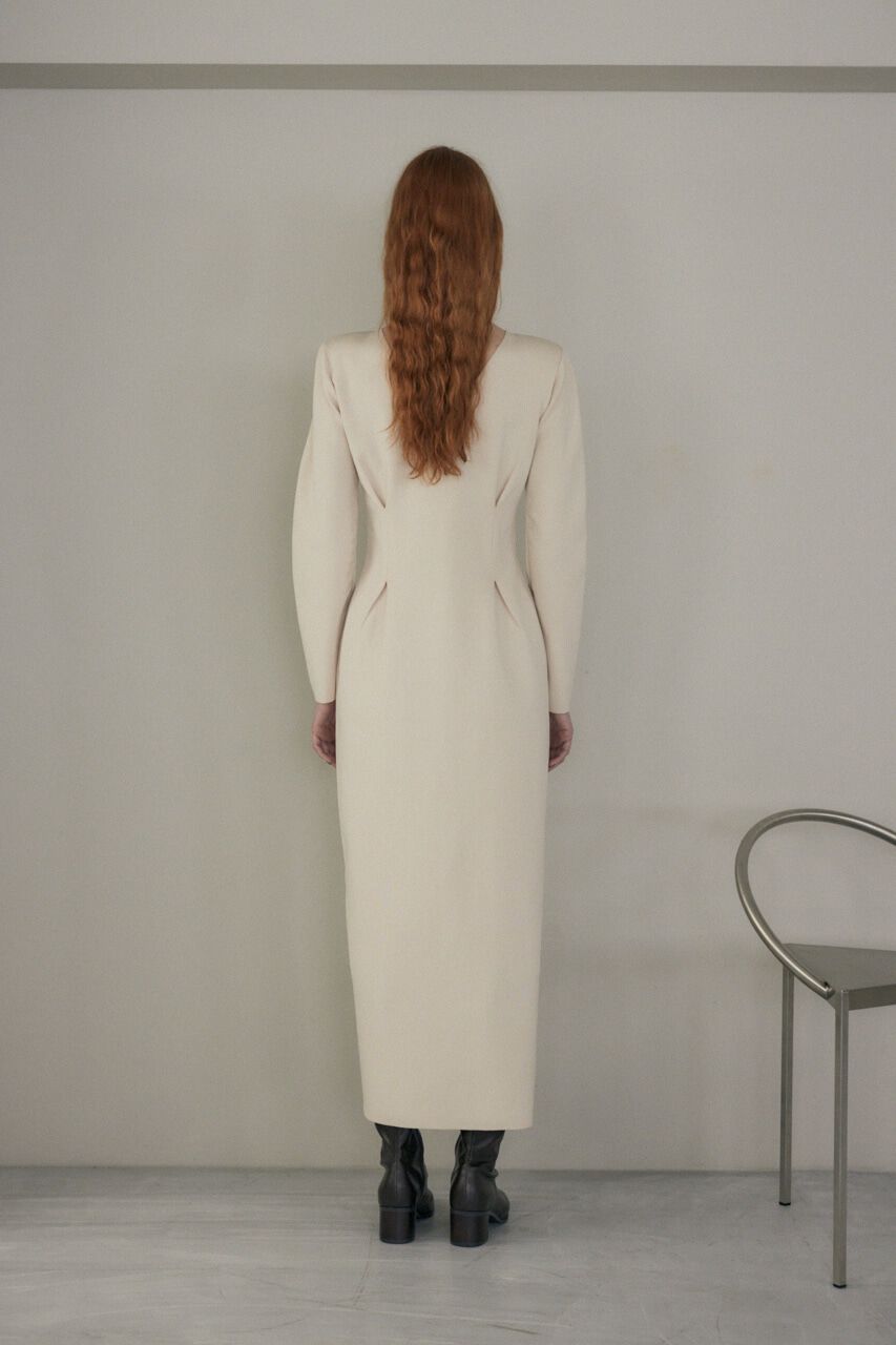 MOUSSY「ロングスリーブニットドレス」|ワンピース|