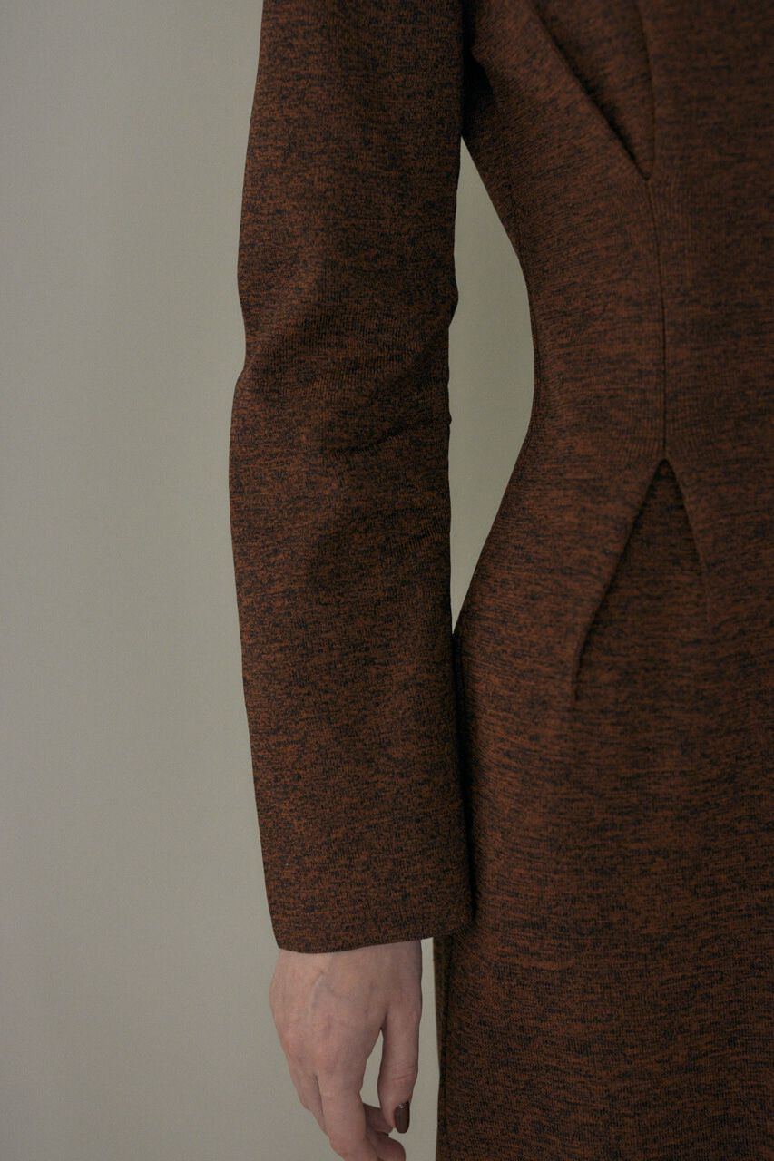 MOUSSY「ロングスリーブニットドレス」|ワンピース|