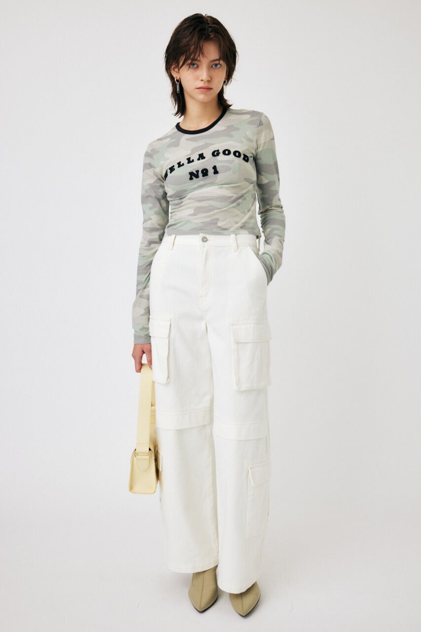 MOUSSY「PATCHED LOGO LS Tシャツ」|Tシャツ・カットソー|