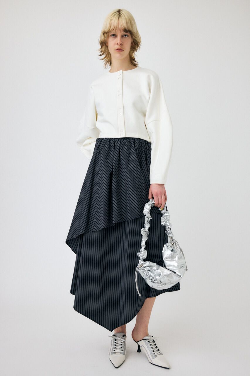 MOUSSY「STRIPED FLARE スカート」|スカート|