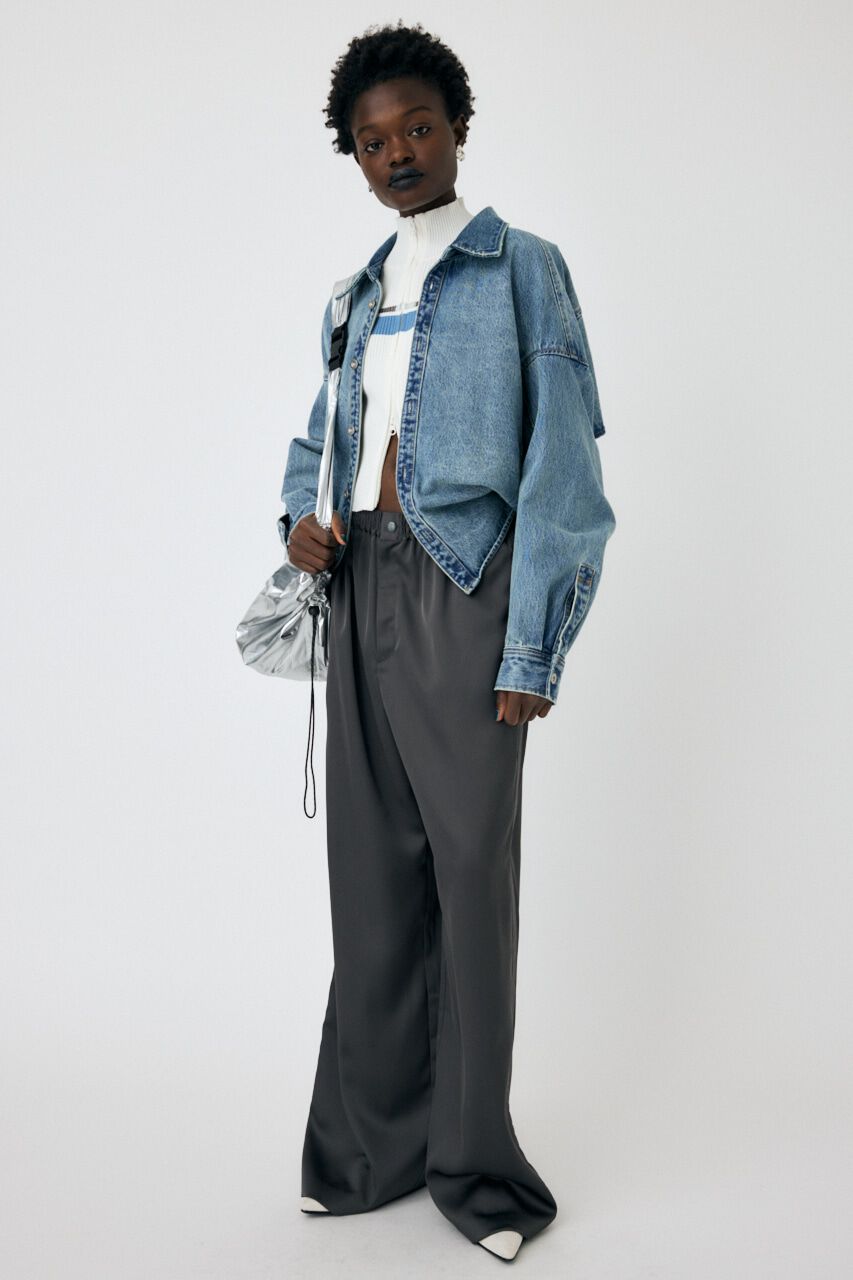 MOUSSY「W ZIP TRUCK ニット」|ニット・セーター|