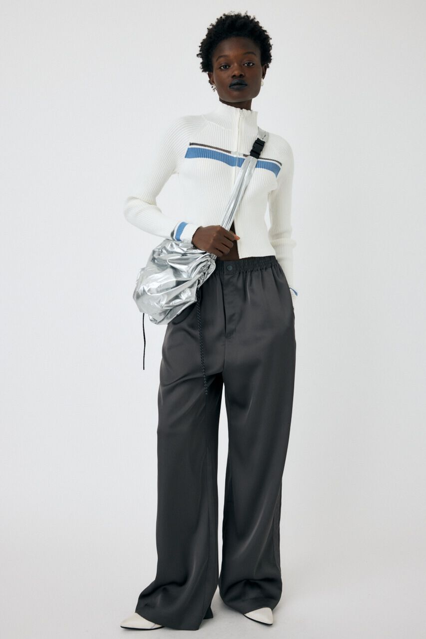 MOUSSY「W ZIP TRUCK ニット」|ニット・セーター|