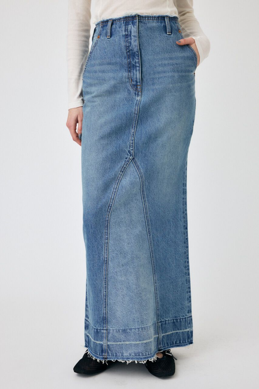 MOUSSY「MERMAID DENIM LONG SKIRT」|スカート|