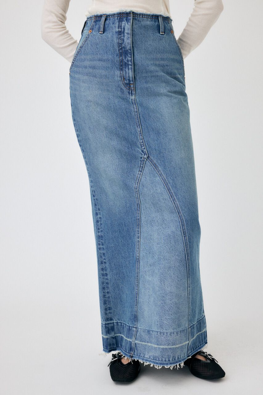 MOUSSY「MERMAID DENIM LONG SKIRT」|スカート|