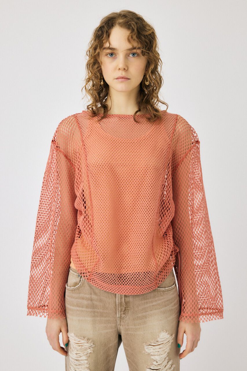 MOUSSY「MESH LS Tシャツ」|Tシャツ・カットソー|