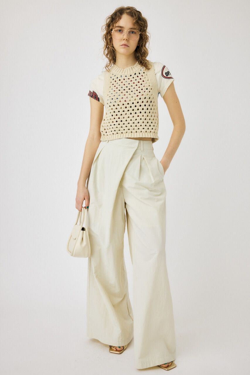 MOUSSY「CROCHET ニットタンク」|タンクトップ|