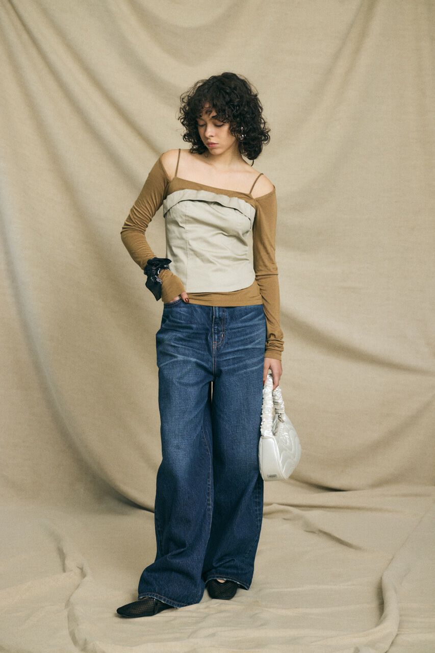 MOUSSY「LOW CROTCH BAGGY」|デニム|