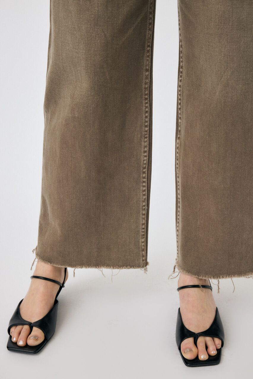 MOUSSY「SLIT WIDE LOOSE STRAIGHT」|デニム|