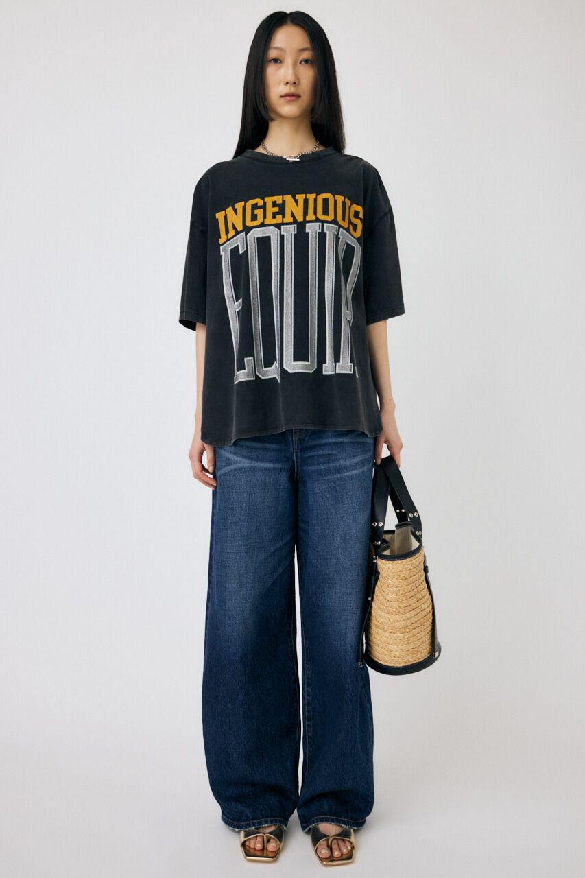 MOUSSY「ROUND HEM LOGO LOOSE Tシャツ」|Tシャツ・カットソー|