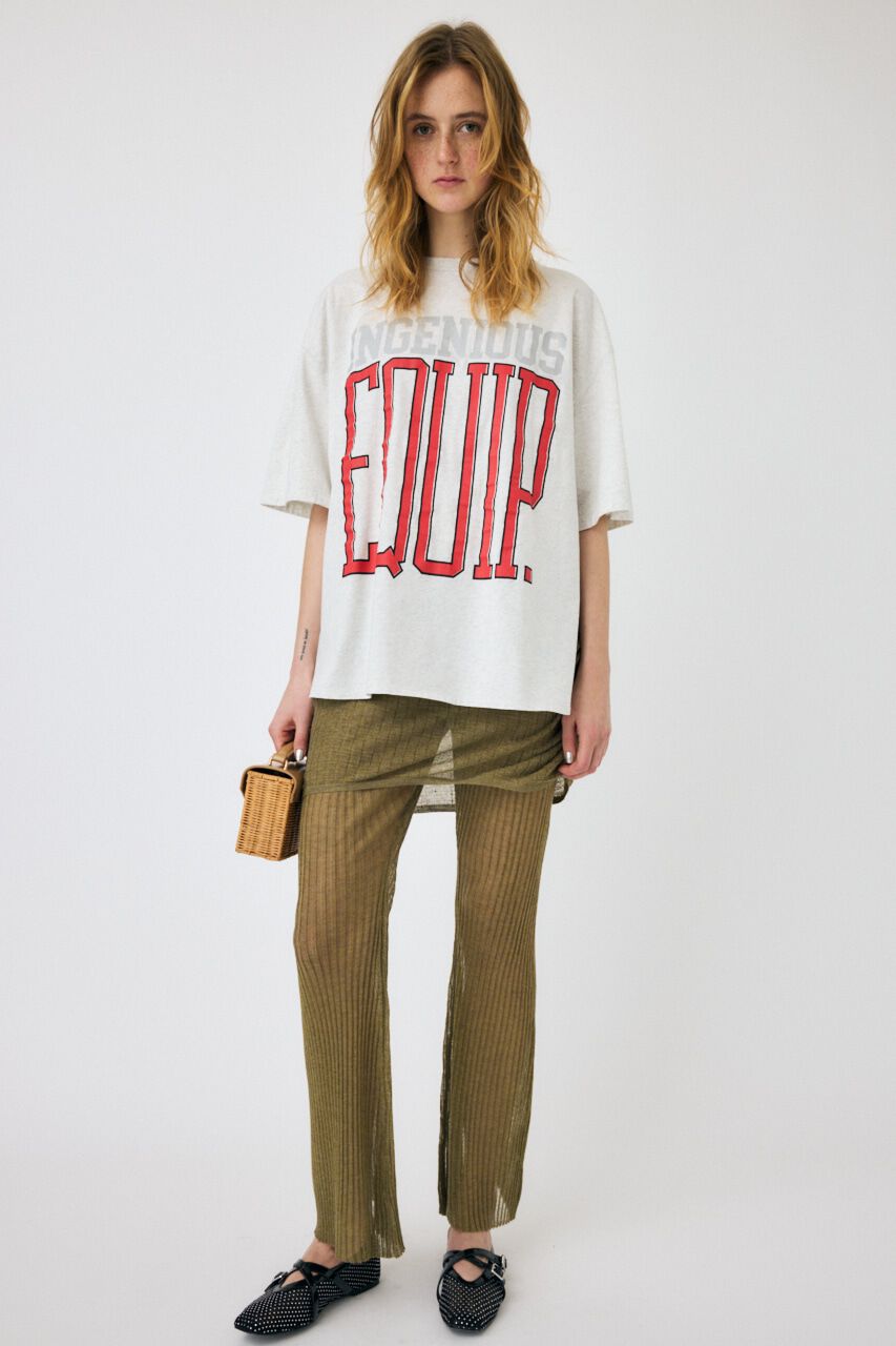 MOUSSY「ROUND HEM LOGO LOOSE Tシャツ」|Tシャツ・カットソー|