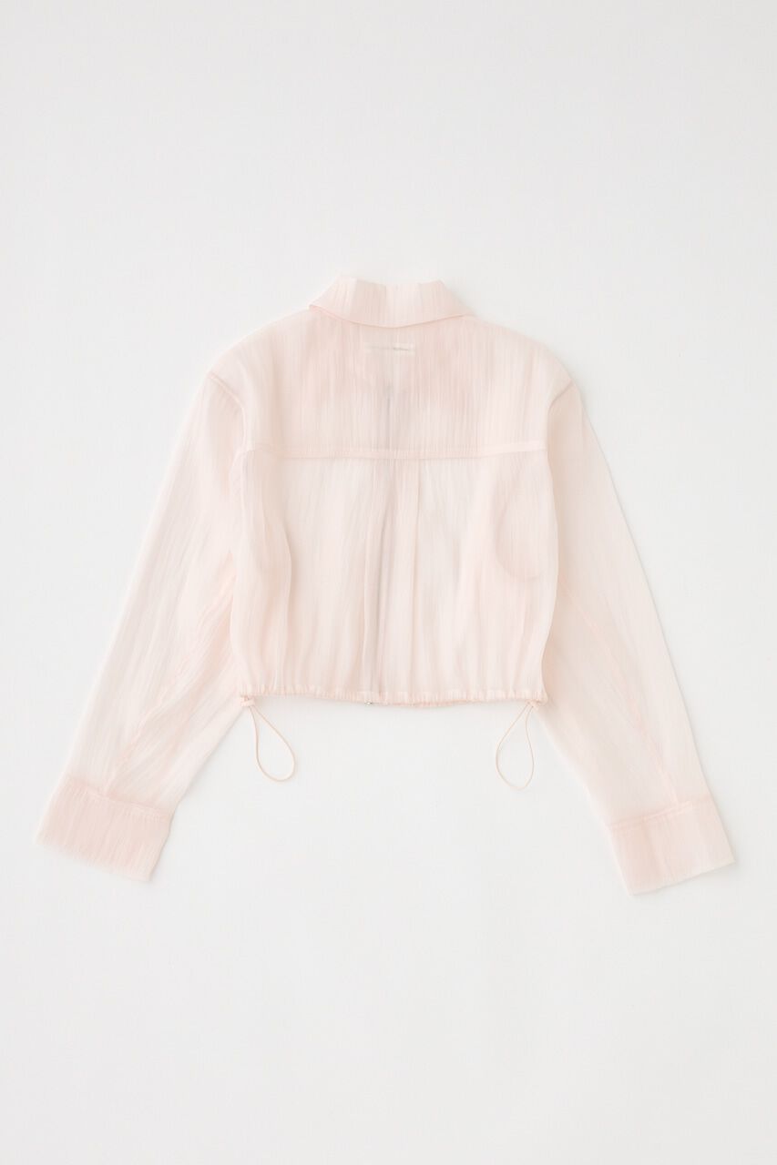 MOUSSY「SHEER CROPPED ジャケット」|シャツ・ブラウス|