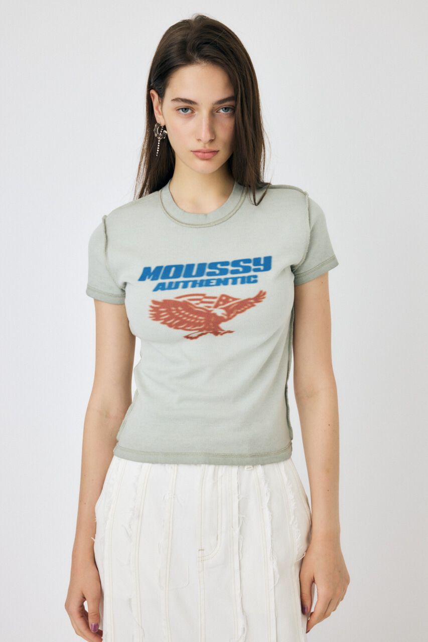 MOUSSY「BLEEDING INK MOUSSY Tシャツ」|Tシャツ・カットソー|