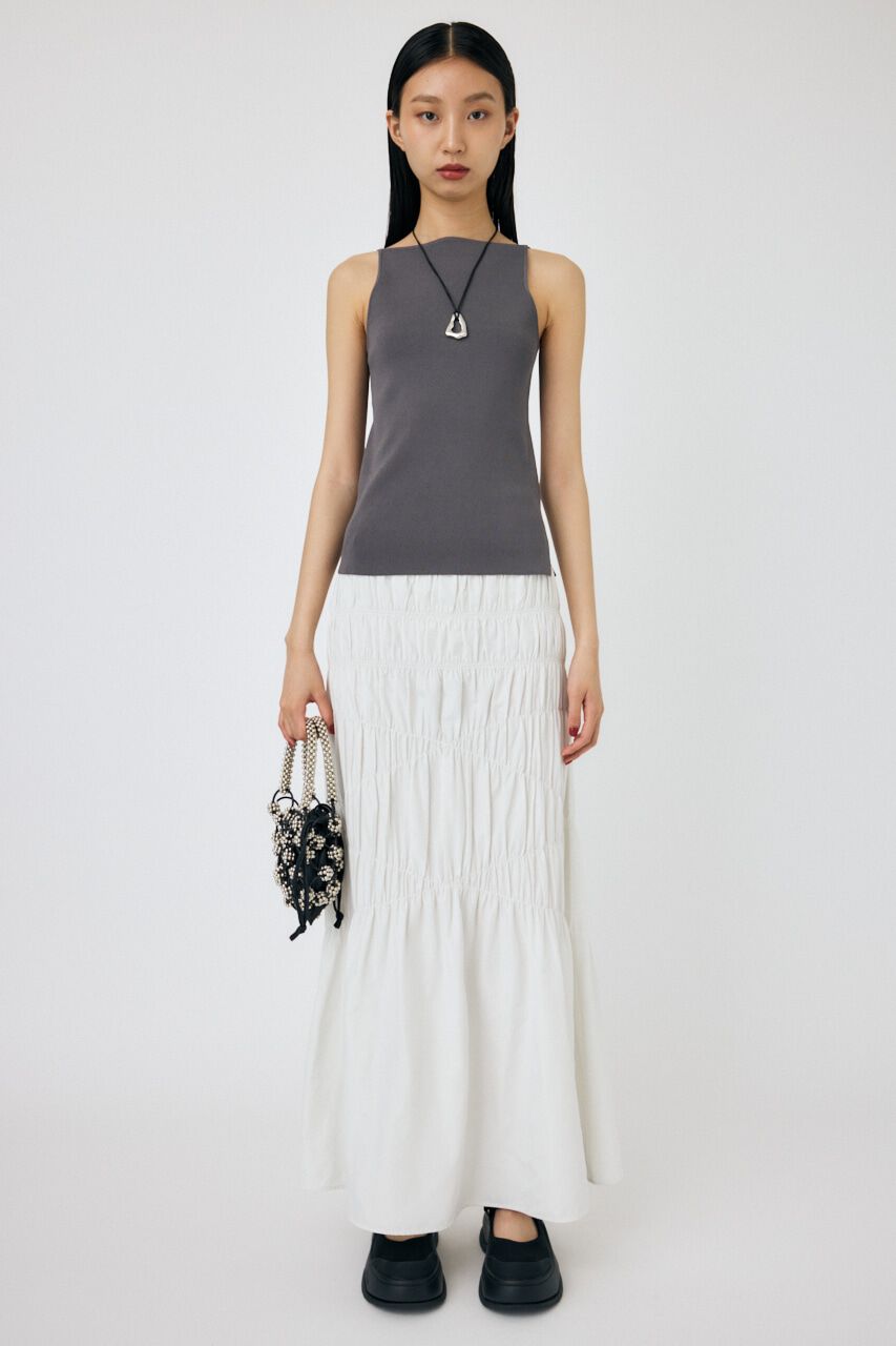 MOUSSY「SQUARE LINE ニットキャミ」|キャミソール|