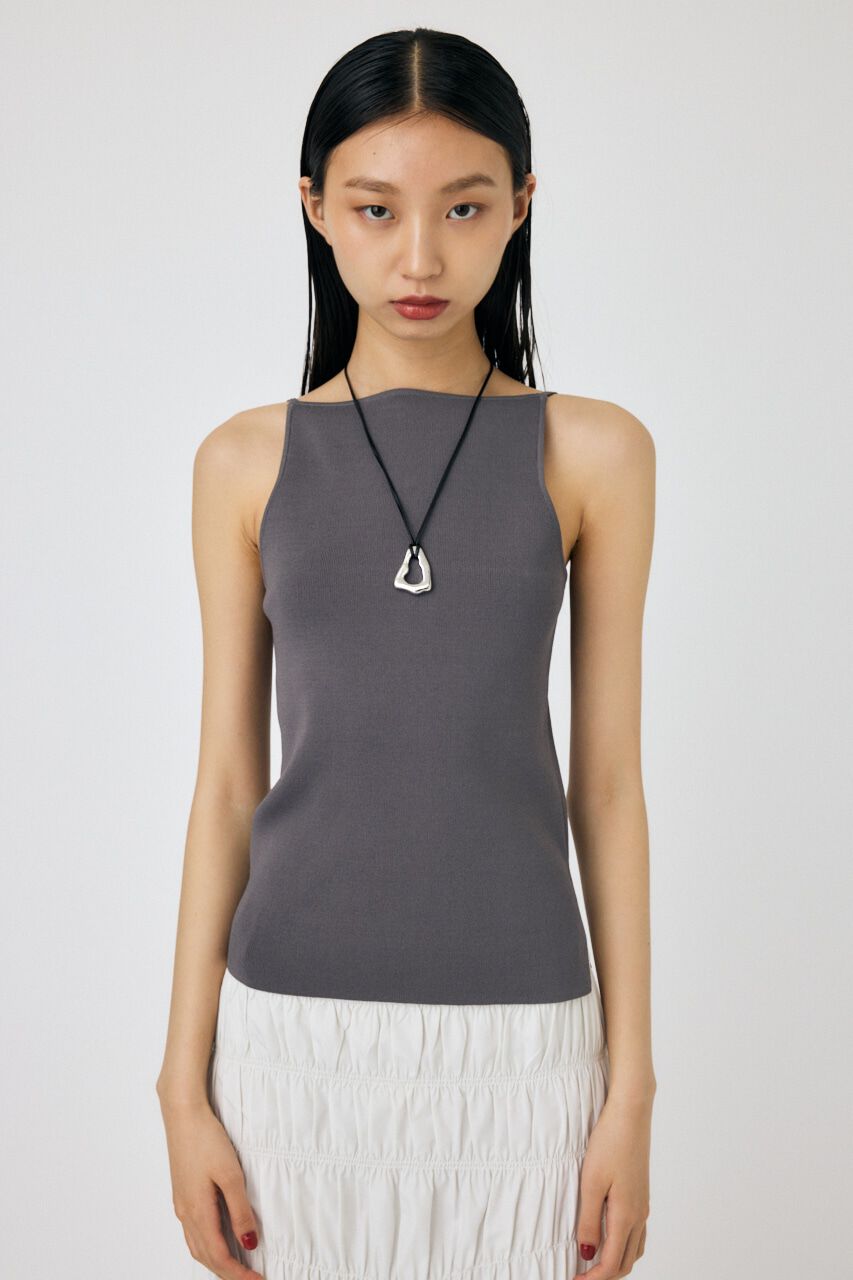 MOUSSY「SQUARE LINE ニットキャミ」|キャミソール|