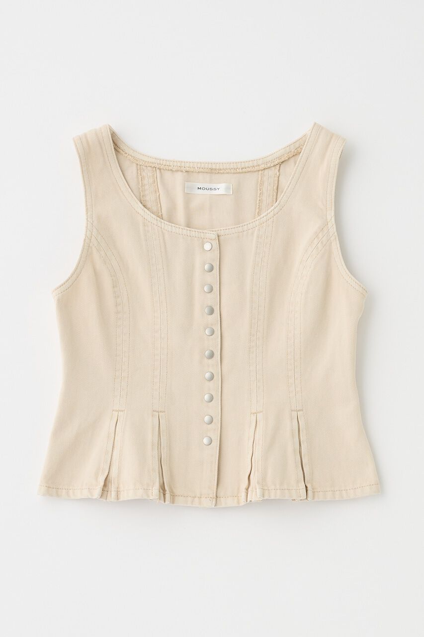 MOUSSY「BUTTON UP デニムトップス」|シャツ・ブラウス|