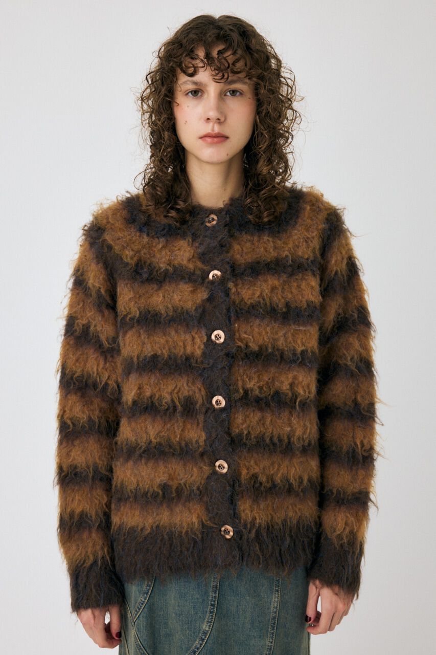 MOUSSY「GRANNY BRUSHED カーディガン」|カーディガン|