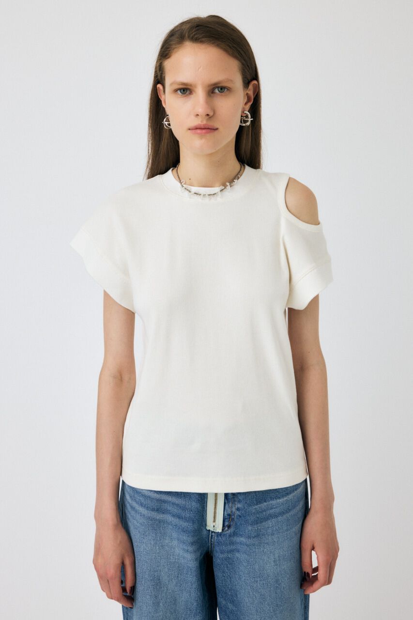 MOUSSY「CUT OUT LOOSE Tシャツ」|Tシャツ・カットソー|