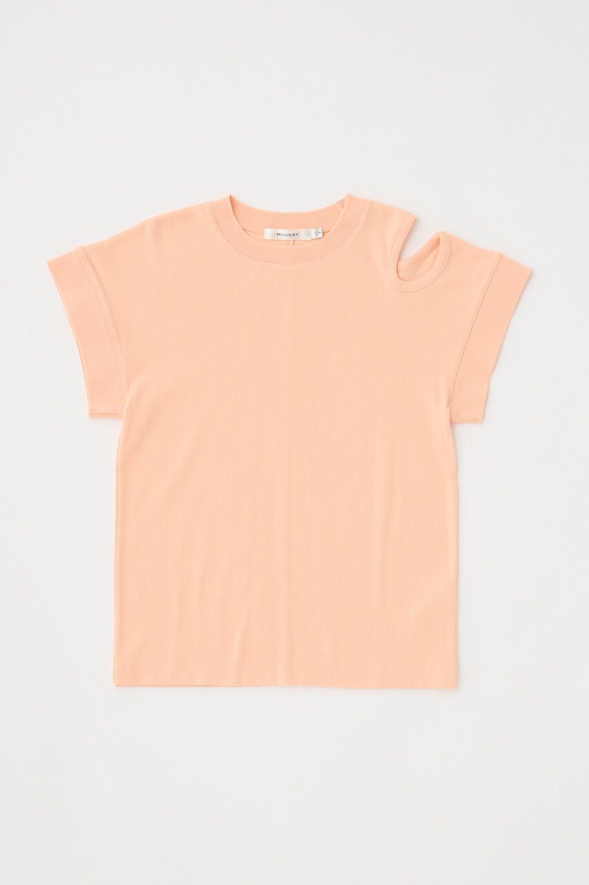 MOUSSY「CUT OUT LOOSE Tシャツ」|Tシャツ・カットソー|L/ORG1
