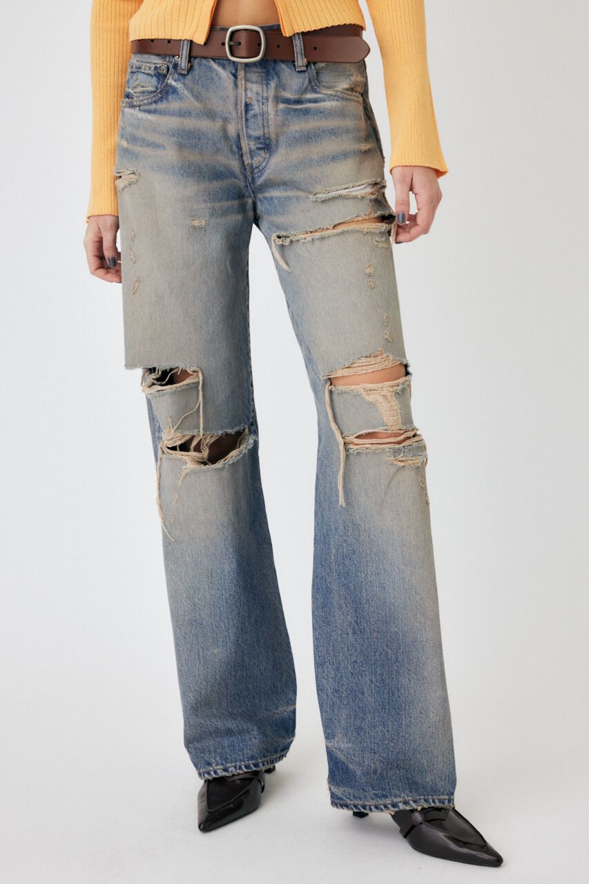 MOUSSY「MIDRISE STRAIGHT」|デニム|