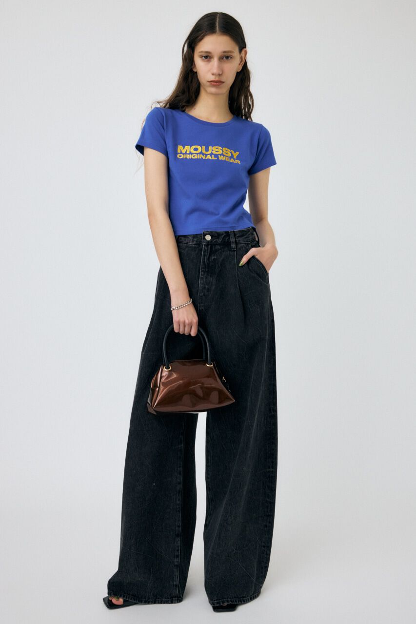 MOUSSY「WAVY TUCK BAGGY」|デニム|
