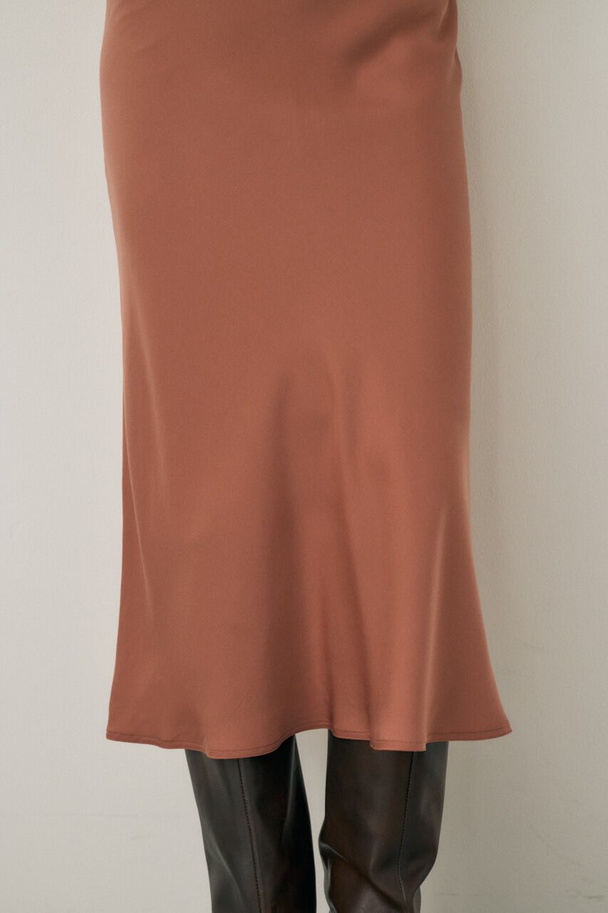 MOUSSY「サテンミディスカート　リサイクルポリエステル&times;レーヨン素材」|スカート|