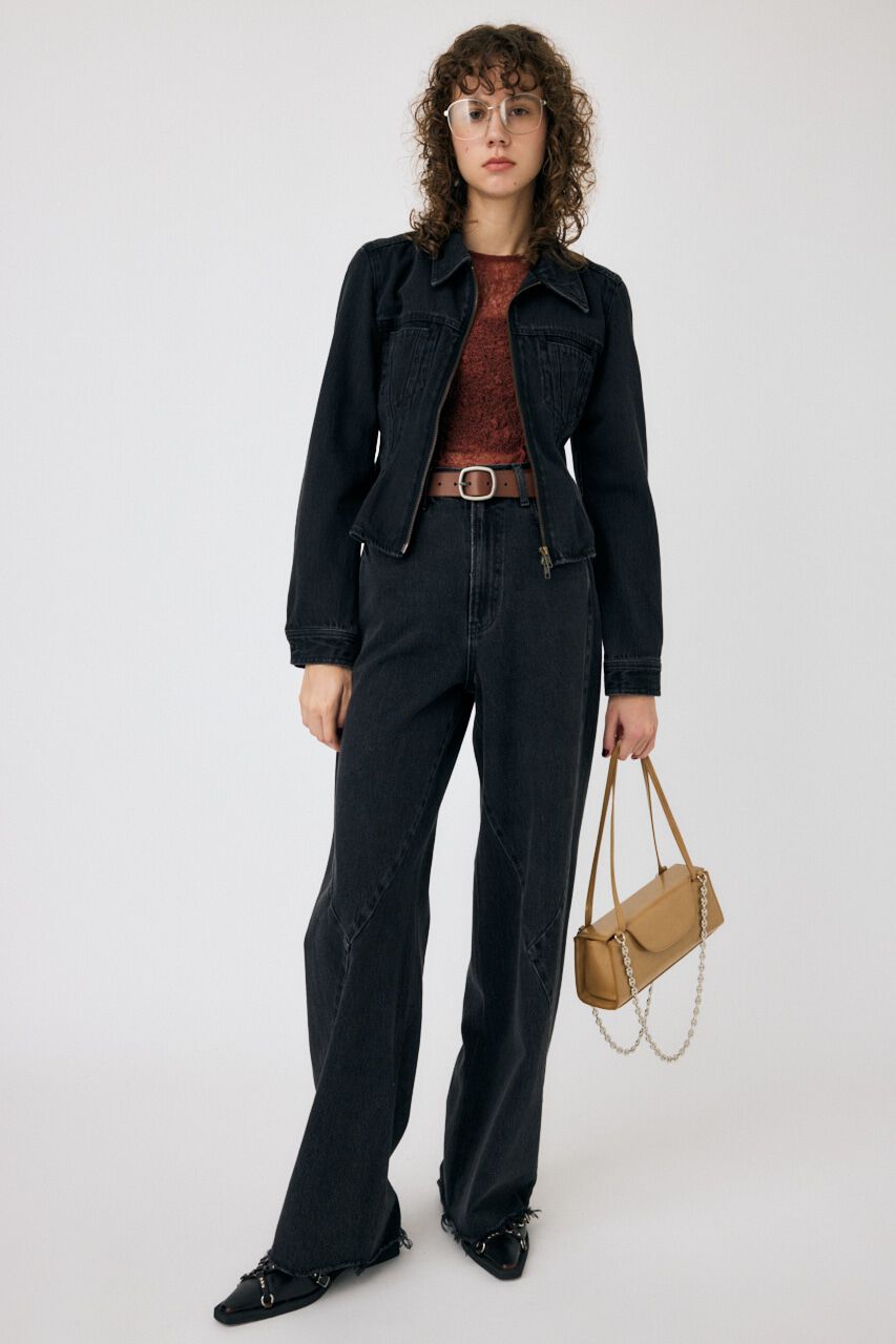 MOUSSY「WAIST TUCK デニムシャツ」|シャツ・ブラウス|