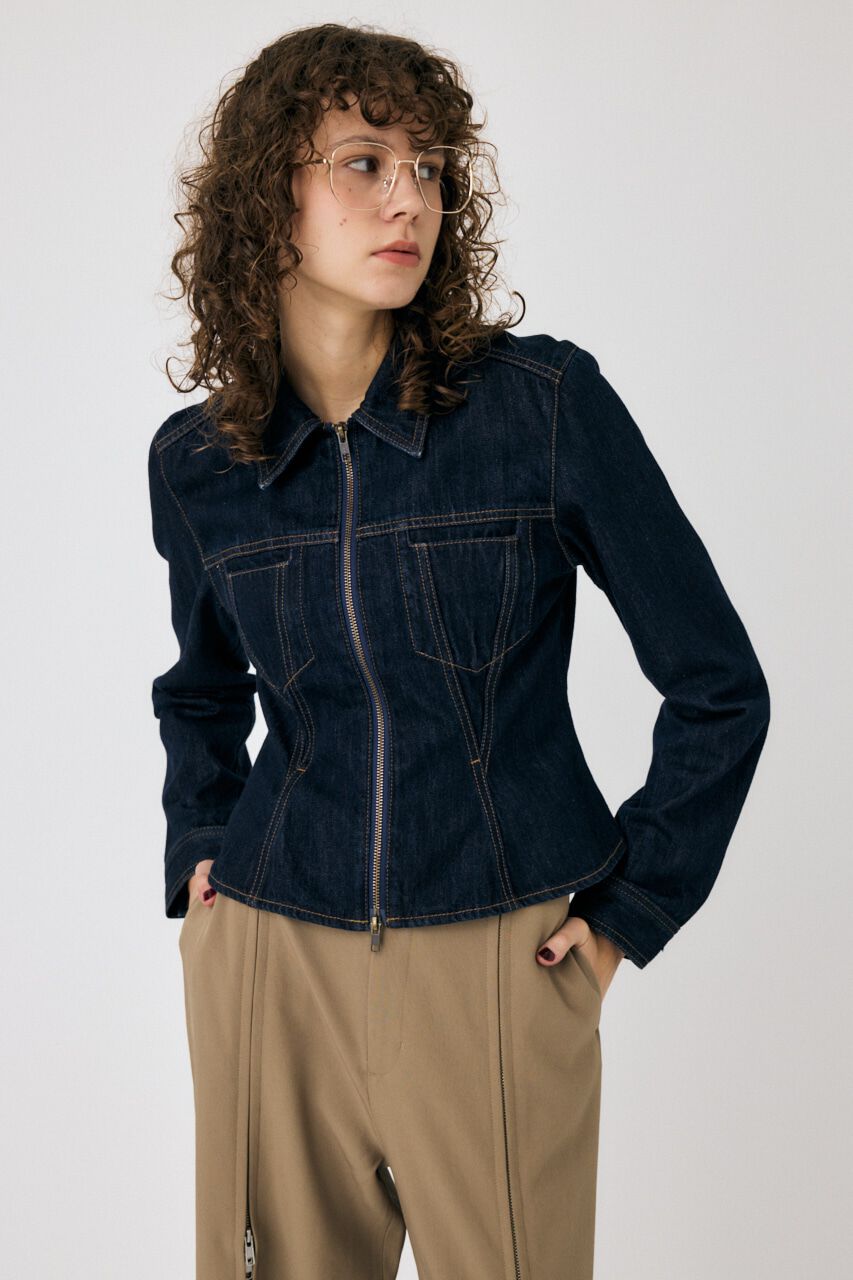 MOUSSY「WAIST TUCK デニムシャツ」|シャツ・ブラウス|