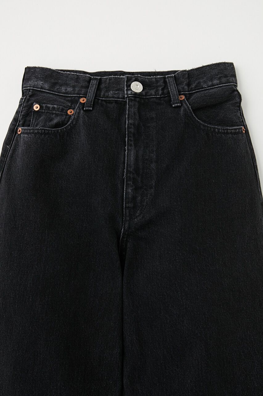 MOUSSY「HW 90S ブラックストレートデニム」|デニム|