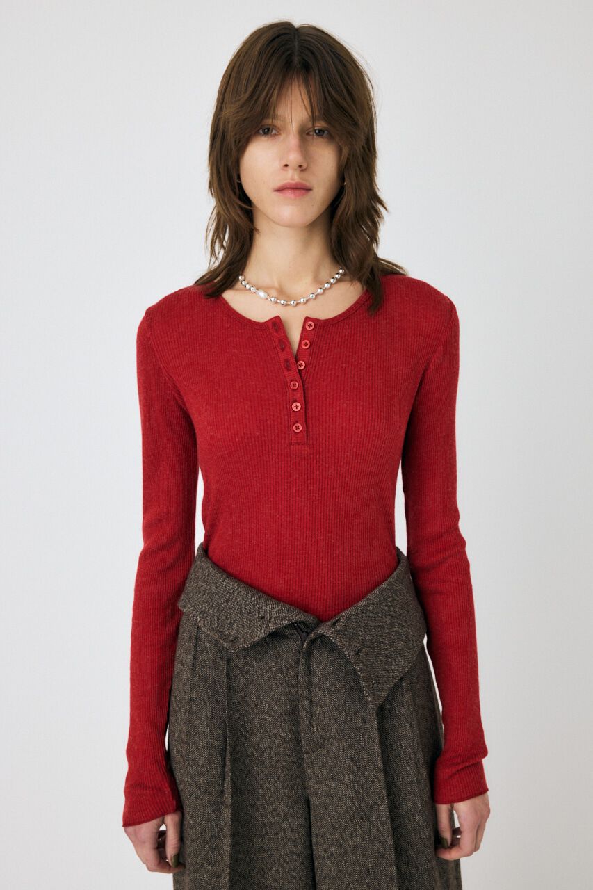 MOUSSY「HENRY NECK ロンT」|Tシャツ・カットソー|