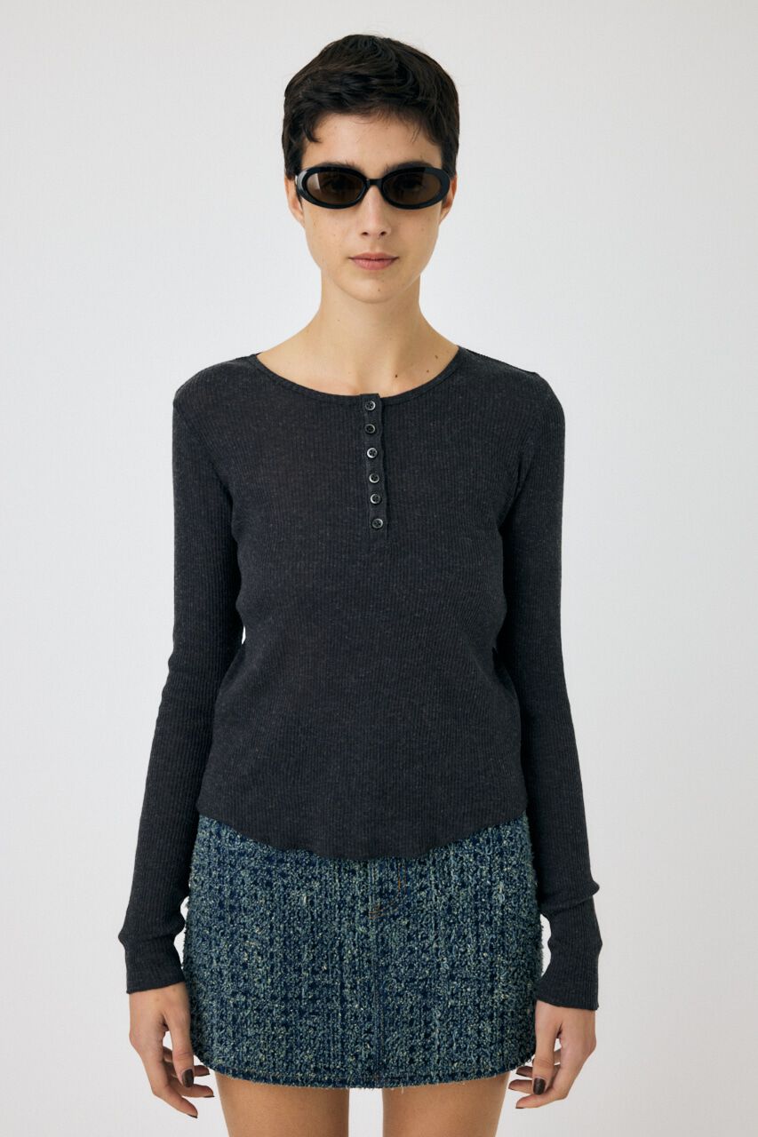 MOUSSY「HENRY NECK ロンT」|Tシャツ・カットソー|