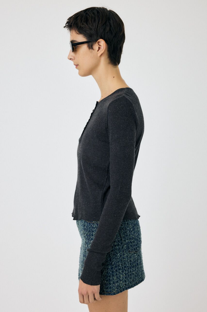 MOUSSY「HENRY NECK ロンT」|Tシャツ・カットソー|