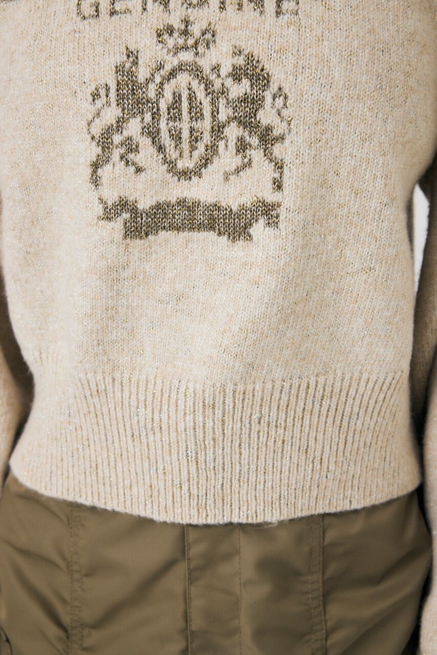 MOUSSY「GLITTER MOUSSY ニットトップス」|ニット・セーター|